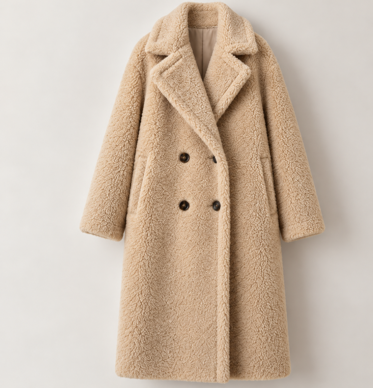AUREVELL - Long Teddy Coat