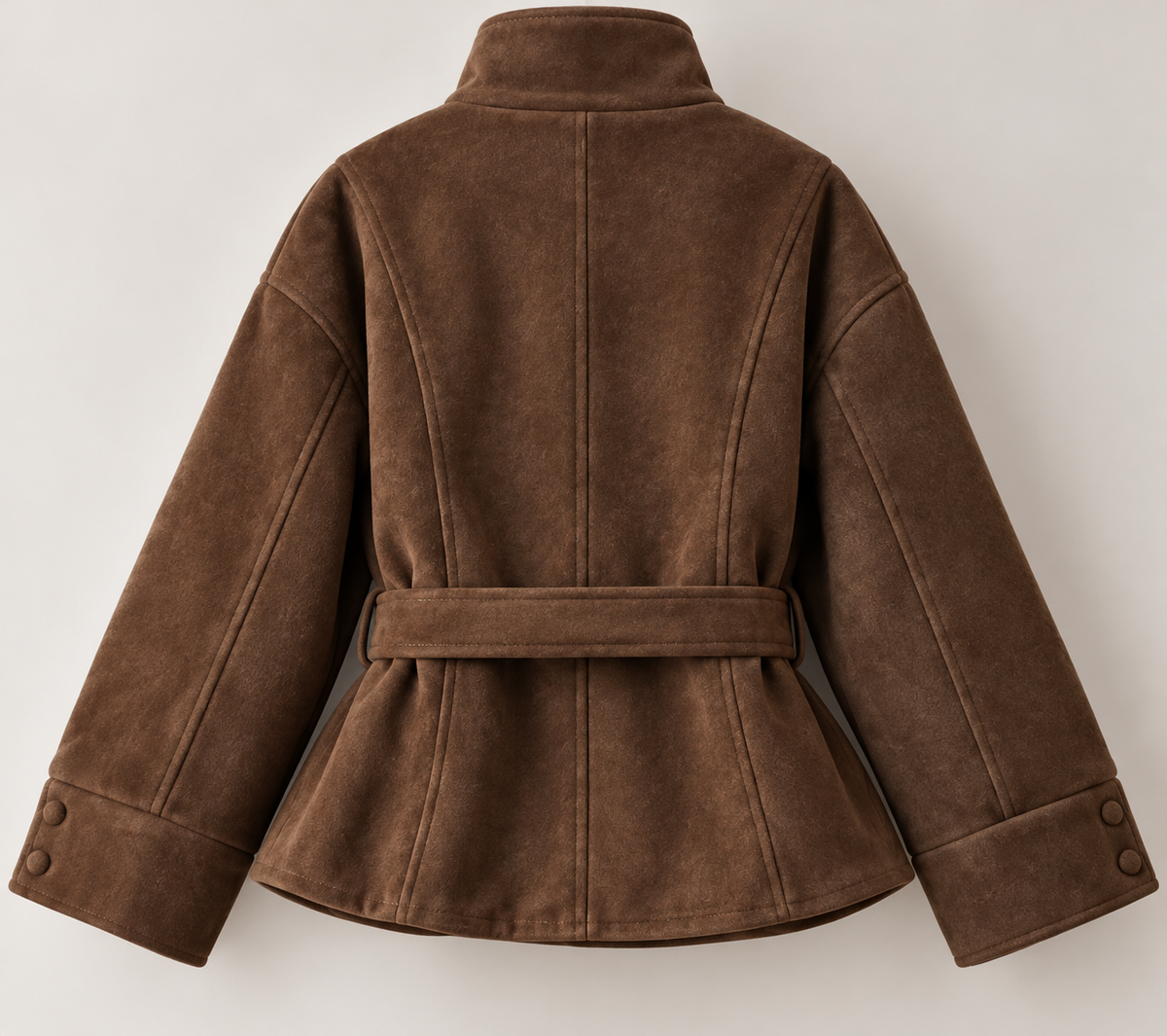 AUREVELL - Suede Belted Jacket