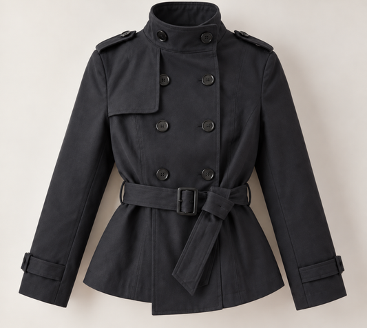 AUREVELL - Belted Trench Jacket