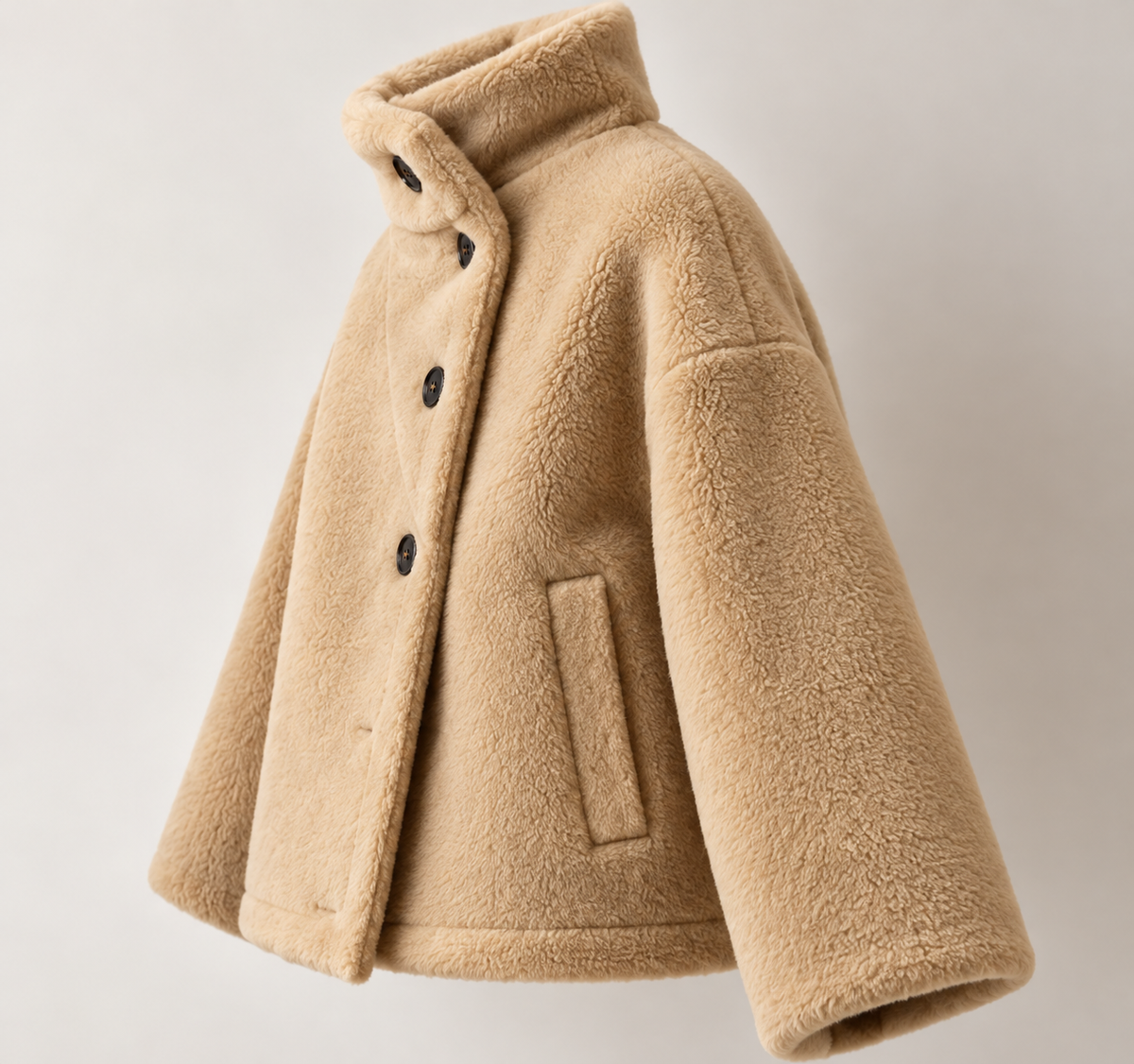 AUREVELL - High Neck Teddy Jacket