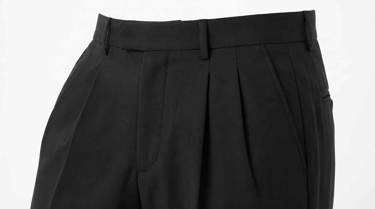 ASTOR PLEATED TROUSERS